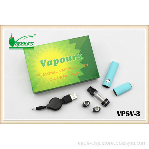 Herbal Wax Elips E Cig Ceramic With Net Vaporizer Pen Kit